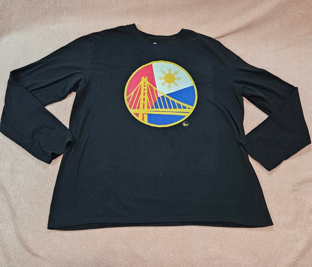 Fanatics Golden State Warriors Philippine Heritage Long Sleeve Shirt XL